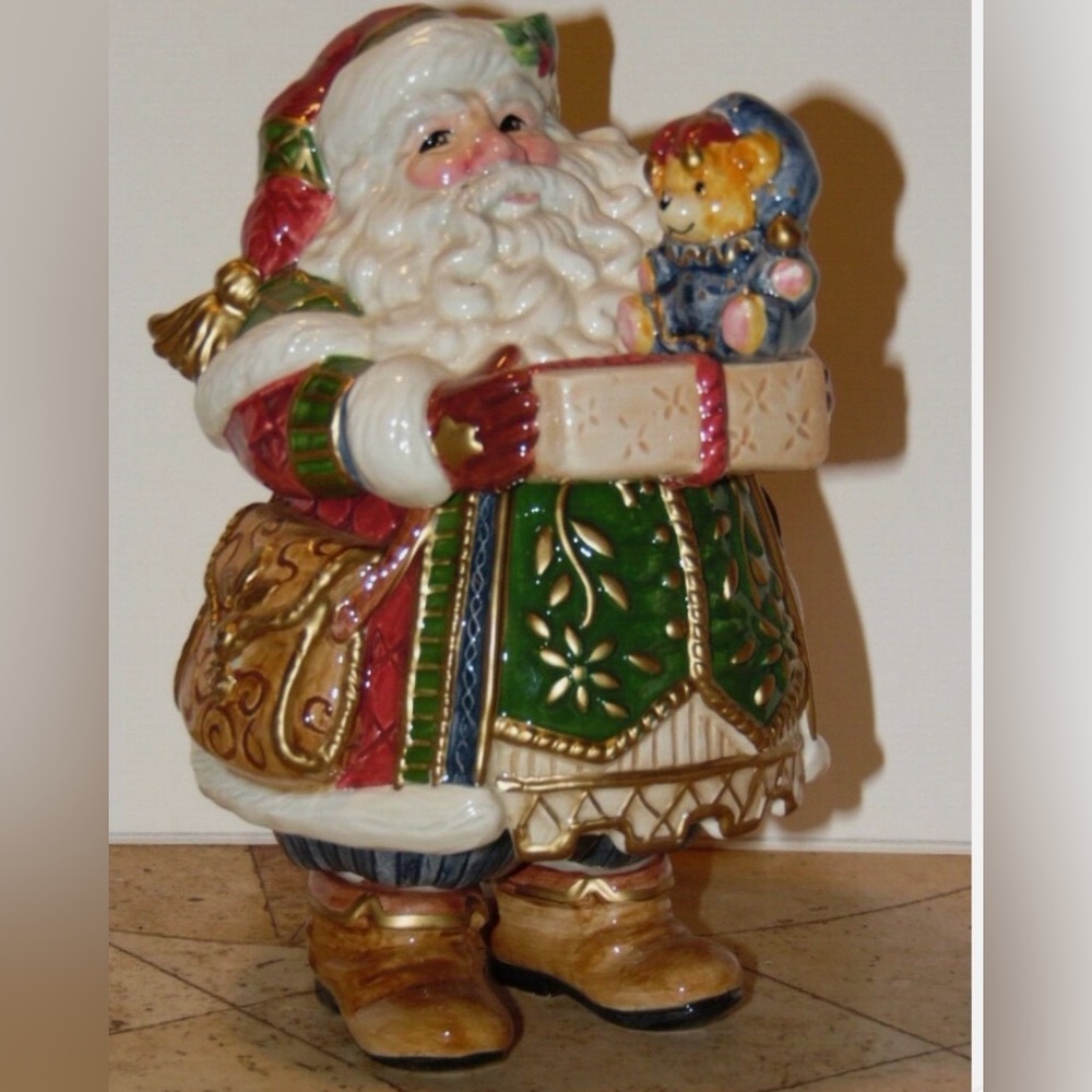 Fitz & Floyd Santa Claus Figurine 8” Tall